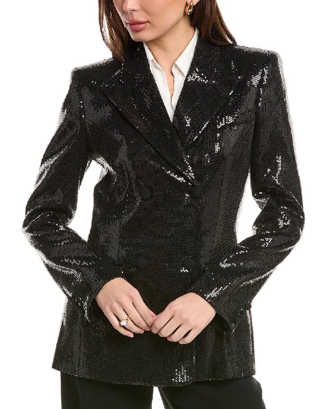 Michael Kors Sequin Double-Breasted Jacket